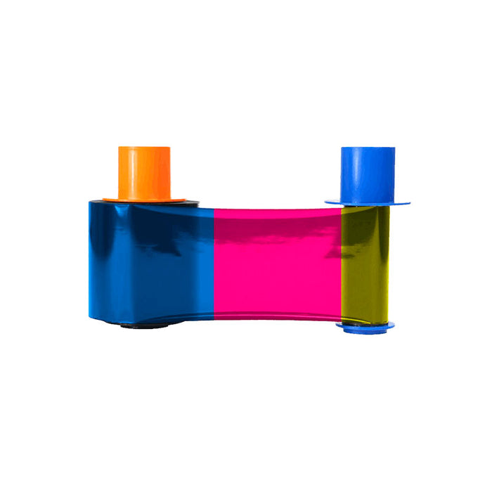 HID® FARGO® 045231 — Ribbon YMCKOK (600 impresiones) con rollo limpiador